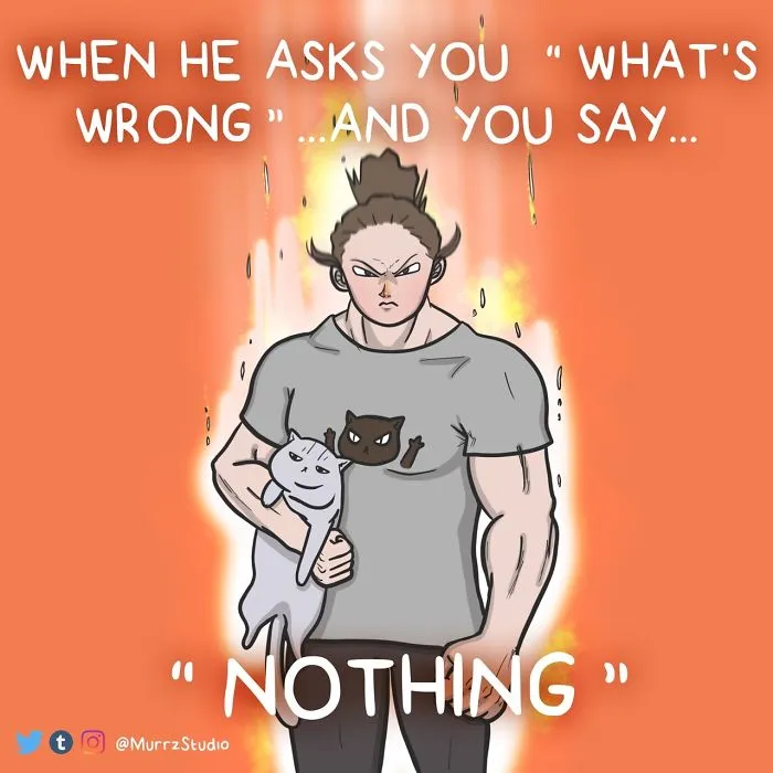 Artist Illustrates Everyday Life With Her Boyfriend And A Cat In 42 Funny Comics