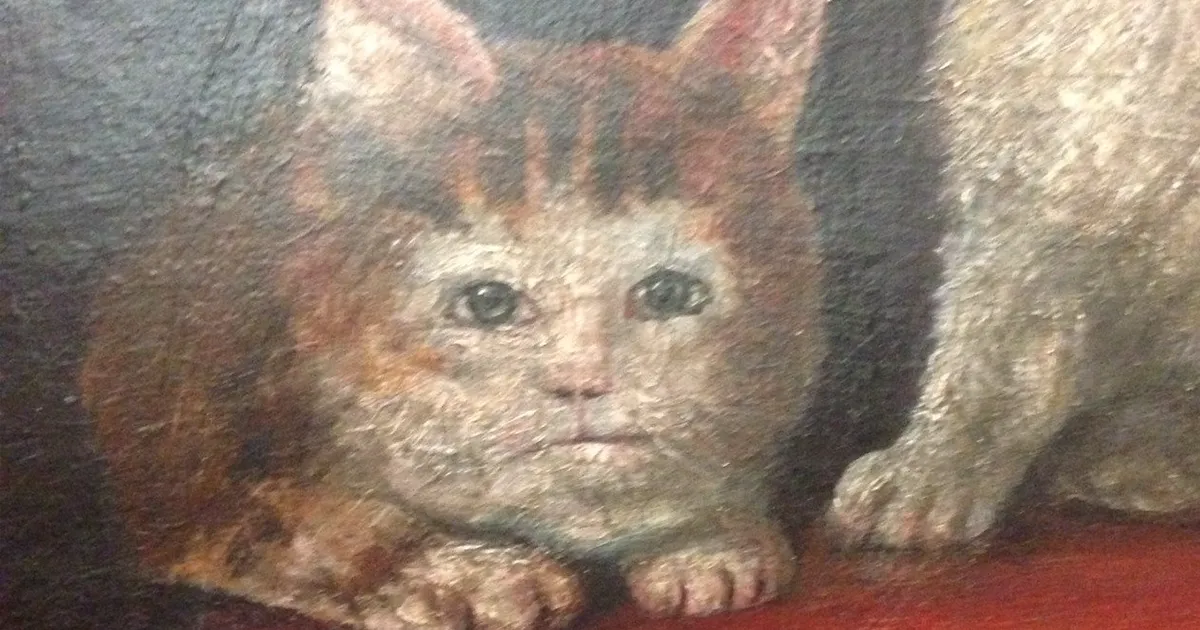 Someone Noticed How Ugly Medieval Cat Paintings Are, And It's Too Funny (60 Pics)