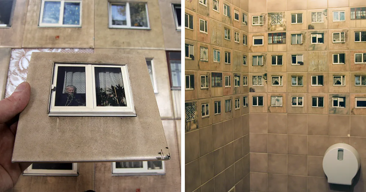Este restaurante contrató a diseñadores para redecorar su cuarto de baño pero sin cambiar los azulejos, así que hicieron esto