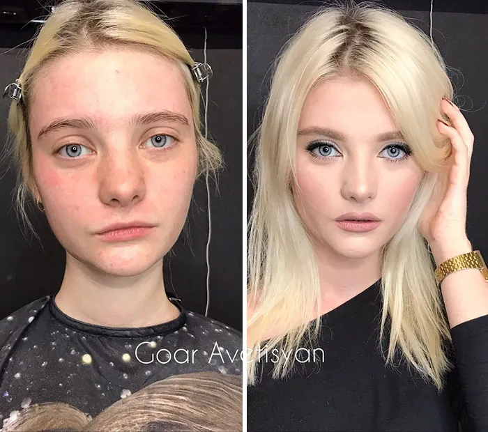 También hace maquillaje casual, que resalta la belleza natural