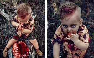 Mom Gets Criticized Over Son’s Zombie Cake Photo Shoot, Reveals The Heartbreaking Secret Behind It