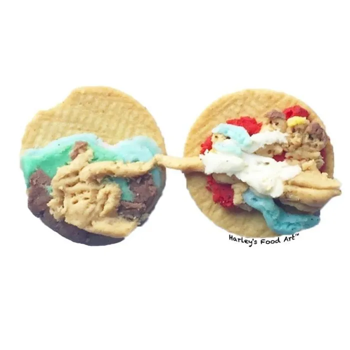 Artist Makes Art With Oreo Fillings And The Result Is "Delicious"