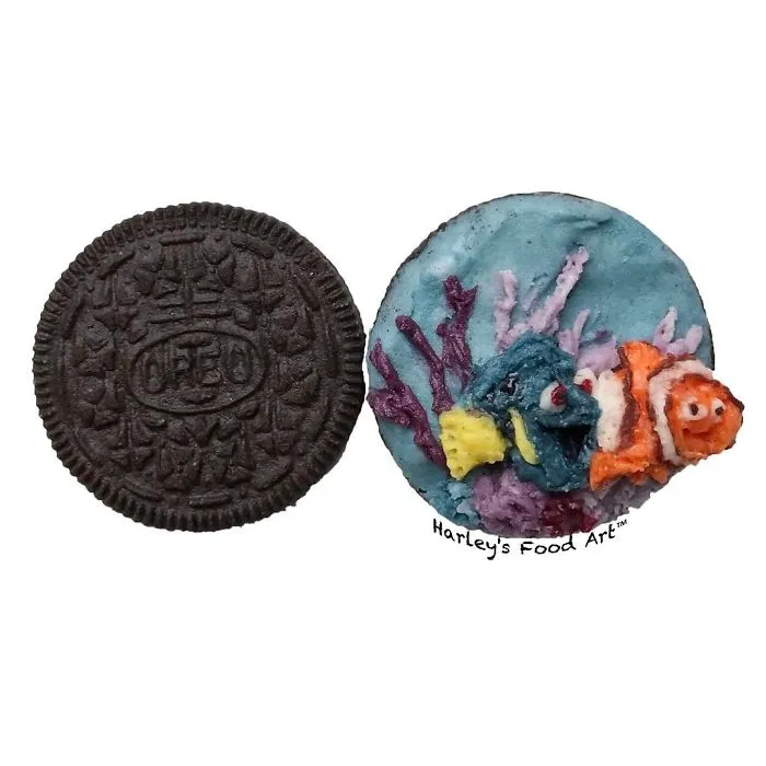 Artist Makes Art With Oreo Fillings And The Result Is "Delicious"