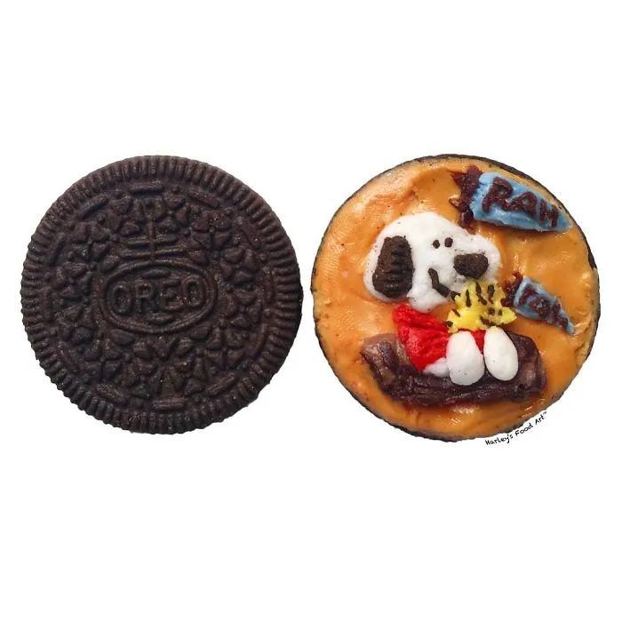 Artist Makes Art With Oreo Fillings And The Result Is "Delicious"
