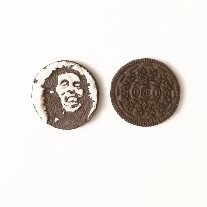 Artist Makes Art With Oreo Fillings And The Result Is "Delicious"