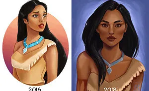 Artist Compares Her Illustrations To Show What Two Years Of Practice Can Do