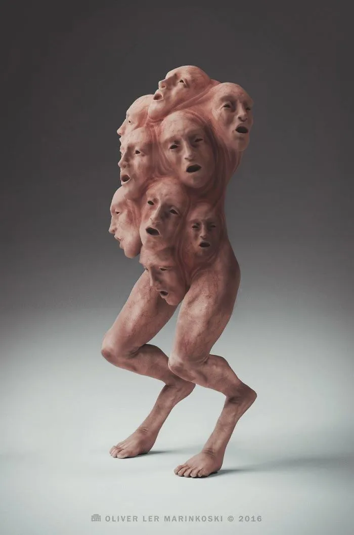 Digital Artist Creates Surreal Art That Will Make Your Skin Crawl