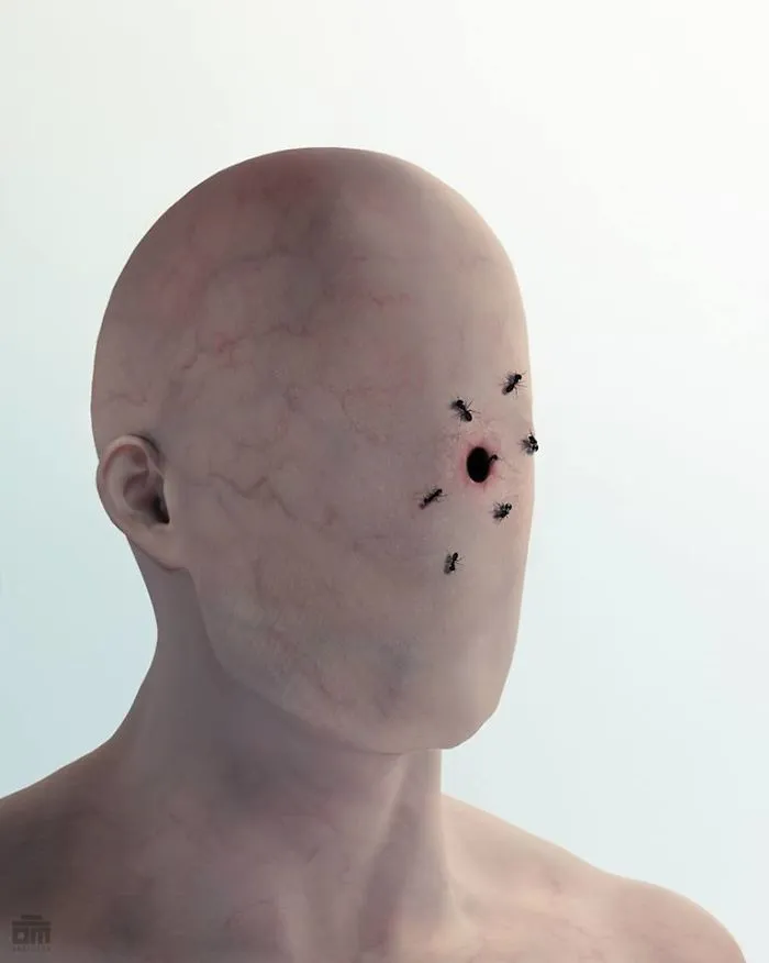 Digital Artist Creates Surreal Art That Will Make Your Skin Crawl