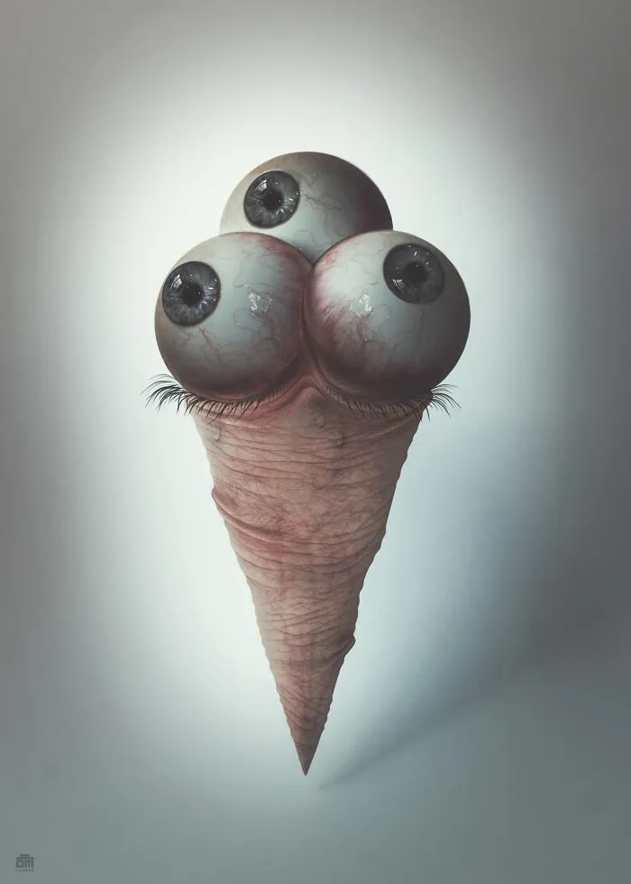 Digital Artist Creates Surreal Art That Will Make Your Skin Crawl