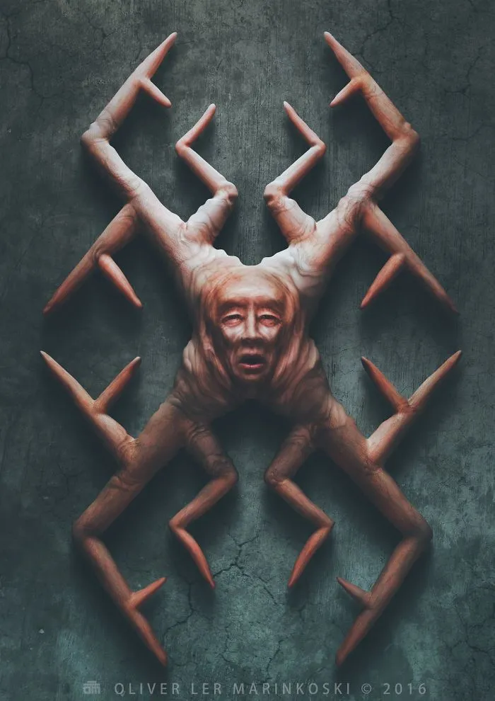 Digital Artist Creates Surreal Art That Will Make Your Skin Crawl