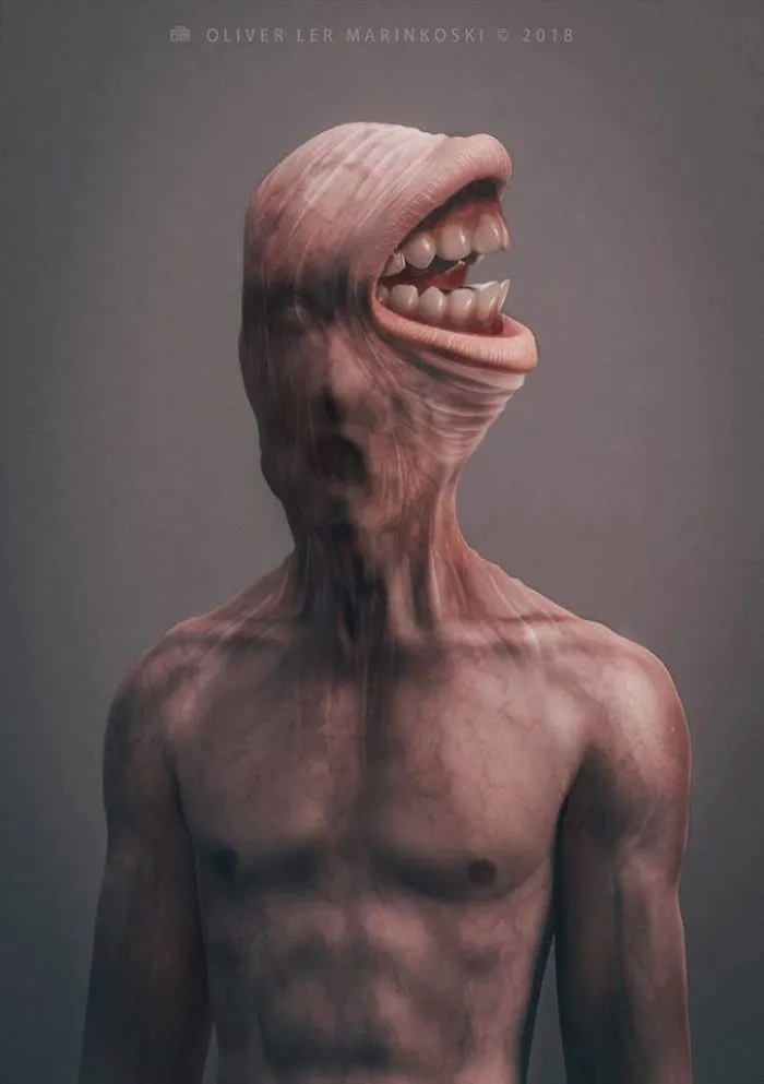Digital Artist Creates Surreal Art That Will Make Your Skin Crawl