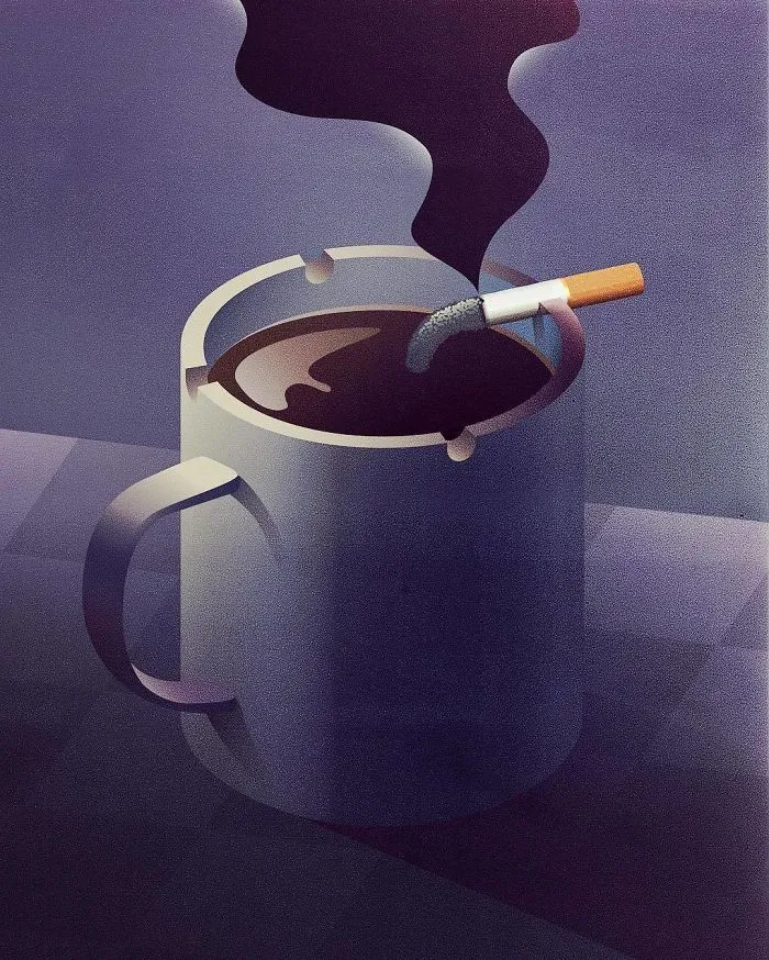 40 Conceptual Vector Style Illustrations By A German Graphic Designer