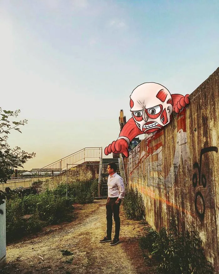 I Draw And Insert Fictional Characters Into Random Photos I Find On Instagram (30 Pics)