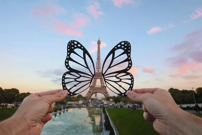 I Keep Transforming Famous Landmarks And Random Places Using Paper Cutouts (New Pics)