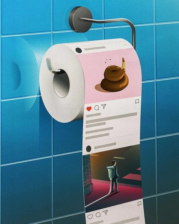 40 Conceptual Vector Style Illustrations By A German Graphic Designer