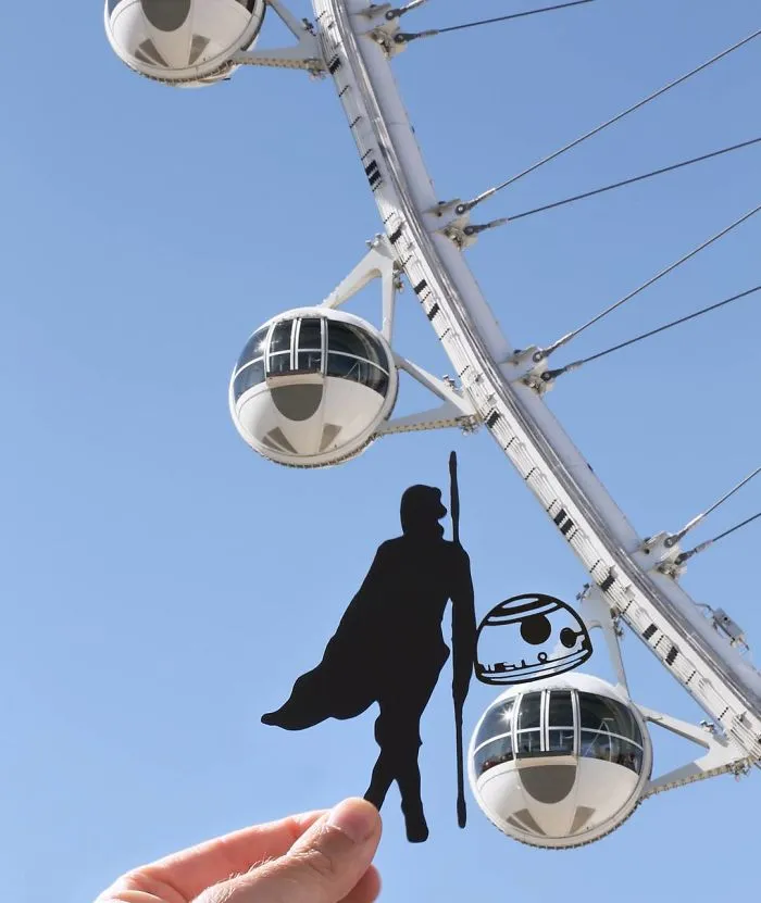 I Keep Transforming Famous Landmarks And Random Places Using Paper Cutouts (New Pics)