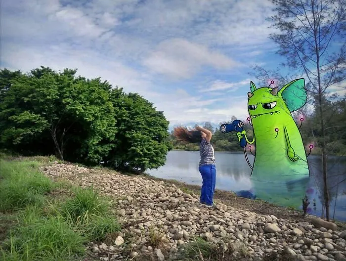 I Draw And Insert Fictional Characters Into Random Photos I Find On Instagram (30 Pics)