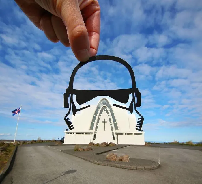 I Keep Transforming Famous Landmarks And Random Places Using Paper Cutouts (New Pics)