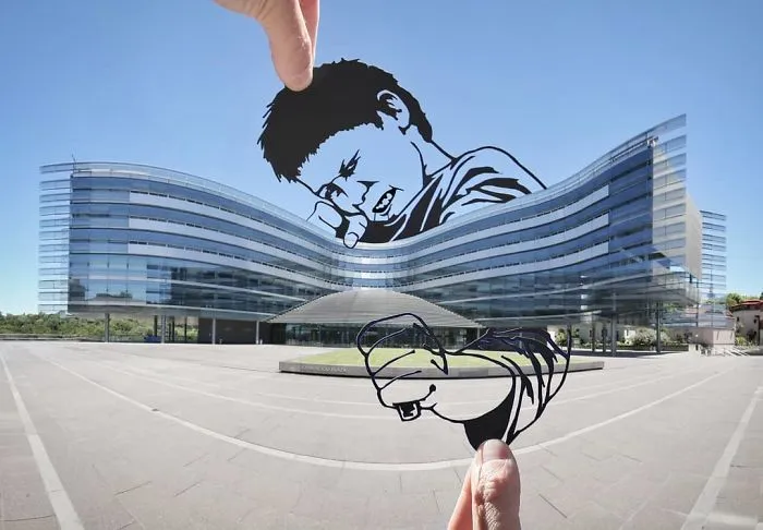 I Keep Transforming Famous Landmarks And Random Places Using Paper Cutouts (New Pics)