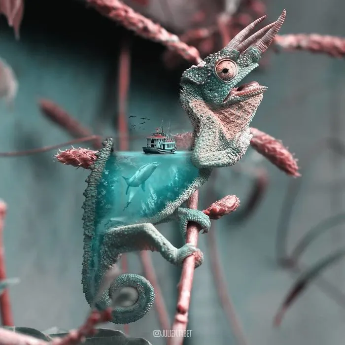 French Artist Cleverly Uses Photoshop To Create Fantastical Animals, And The Result Is Amazing
