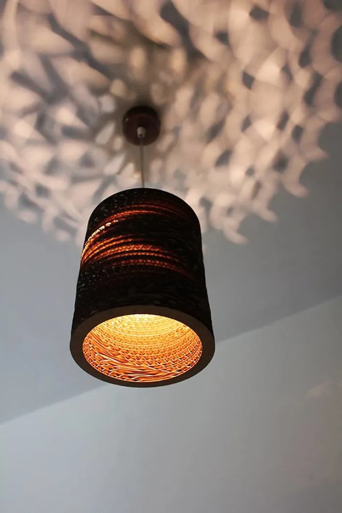 We Make Cardboard Lamps That Combine Our Love For Art And Earth