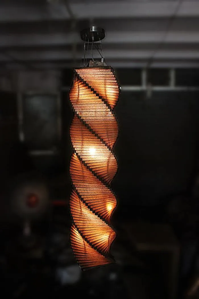 We Make Cardboard Lamps That Combine Our Love For Art And Earth