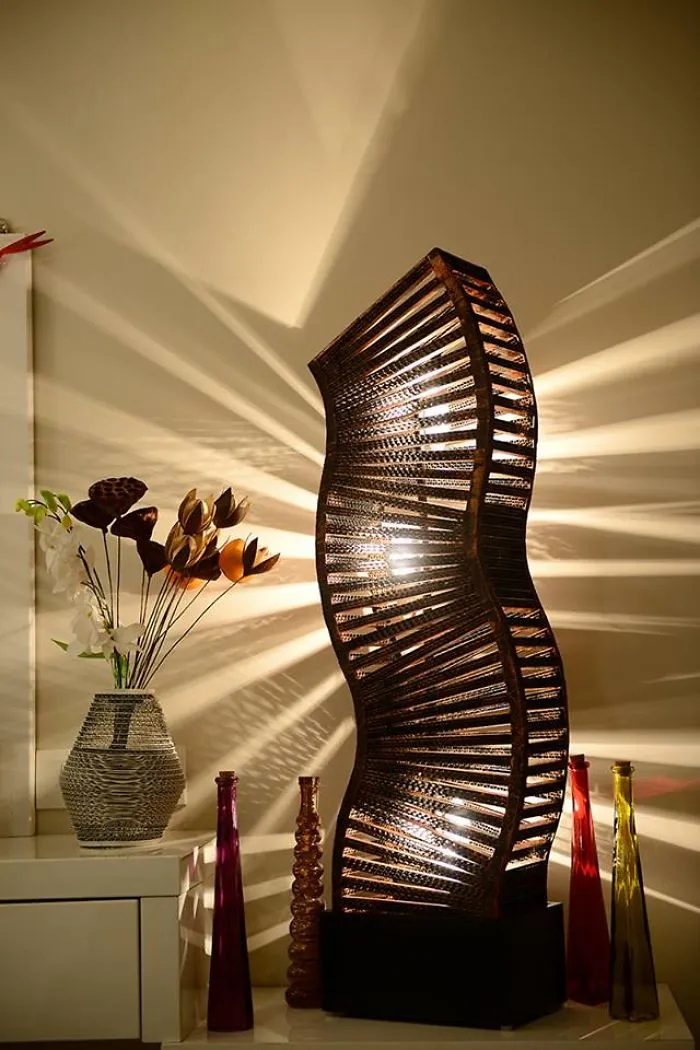We Make Cardboard Lamps That Combine Our Love For Art And Earth