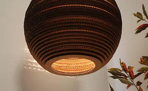 We Make Cardboard Lamps That Combine Our Love For Art And Earth