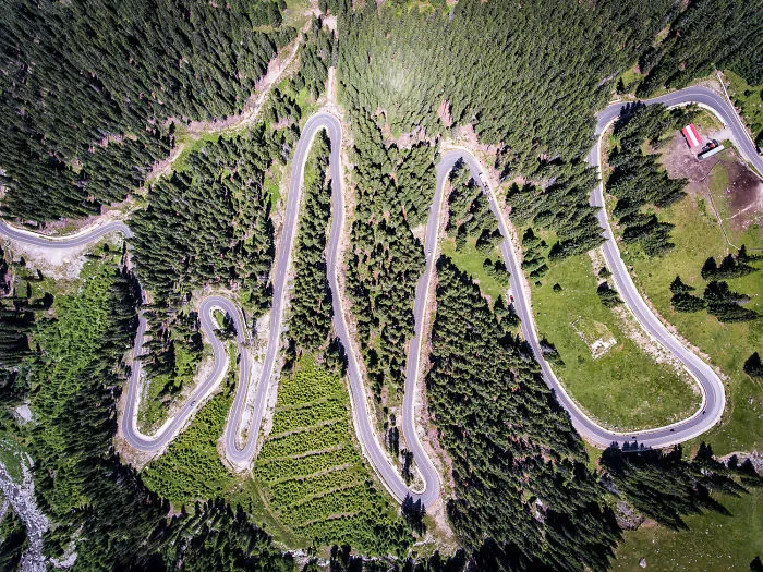 I Photograph The Roads Of Transylvania From Above. Yes, That Transylvania!