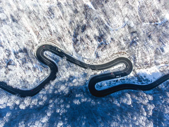 I Photograph The Roads Of Transylvania From Above. Yes, That Transylvania!
