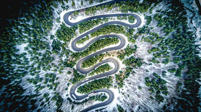 I Photograph The Roads Of Transylvania From Above. Yes, That Transylvania!