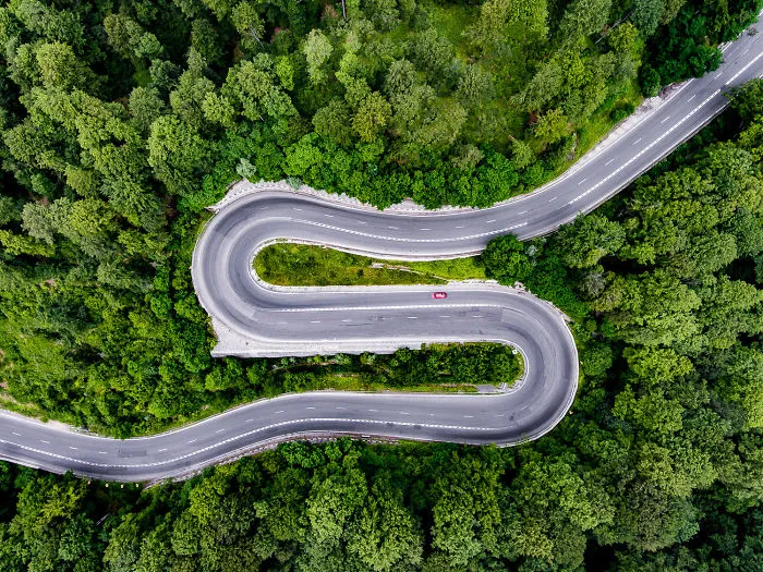 I Photograph The Roads Of Transylvania From Above. Yes, That Transylvania!