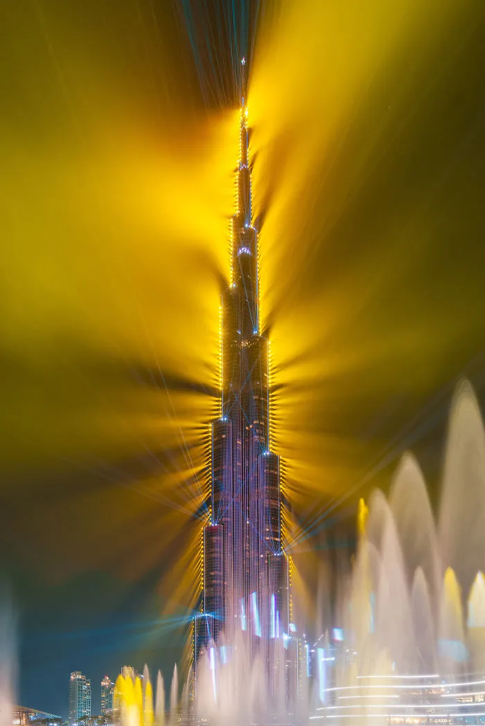 Dubai’s World Record Laser Show In Pictures
