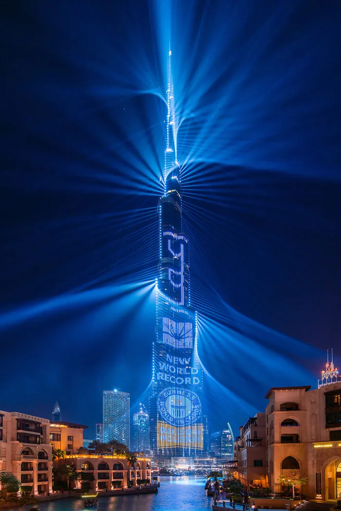 Dubai’s World Record Laser Show In Pictures