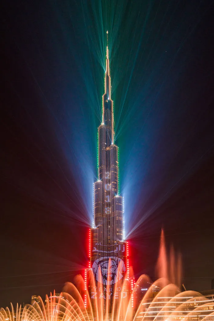 Dubai’s World Record Laser Show In Pictures