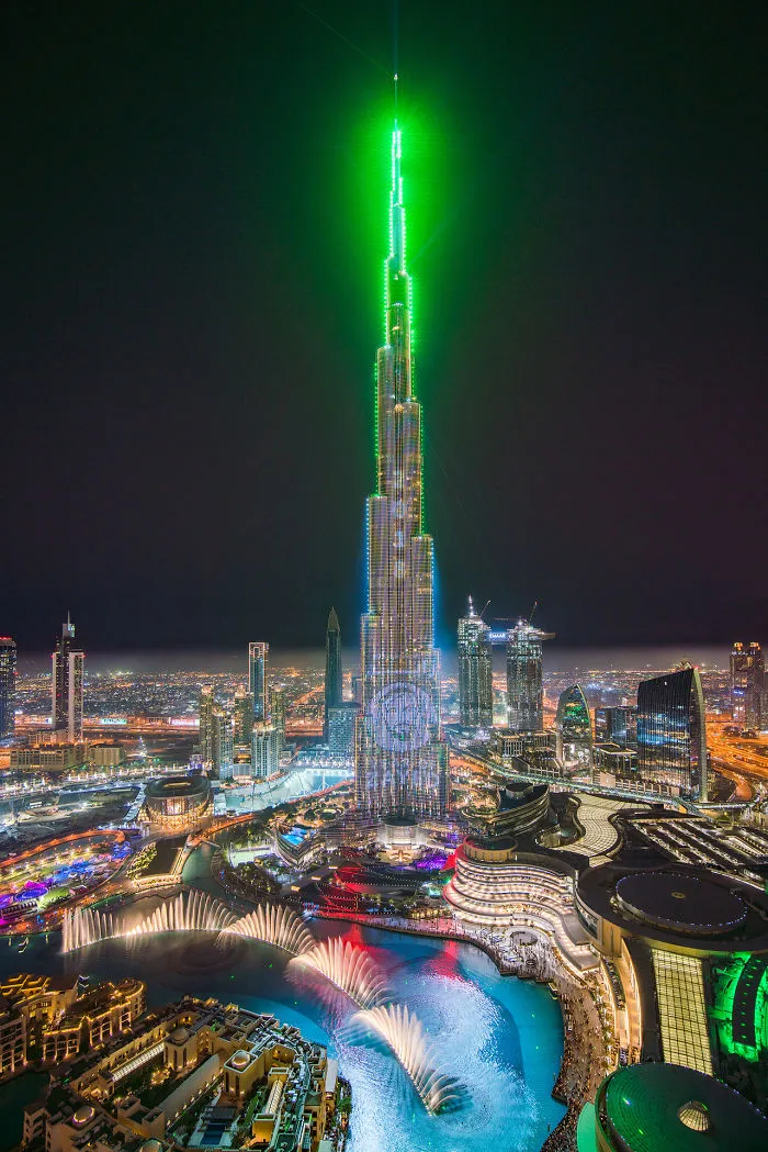 Dubai’s World Record Laser Show In Pictures