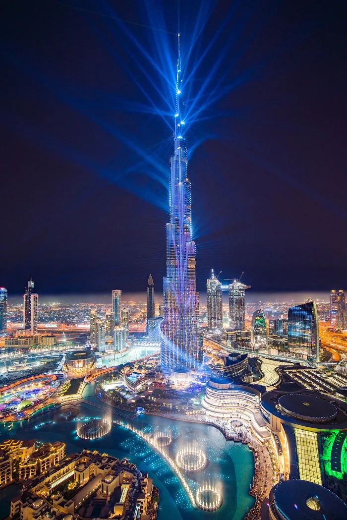 Dubai’s World Record Laser Show In Pictures