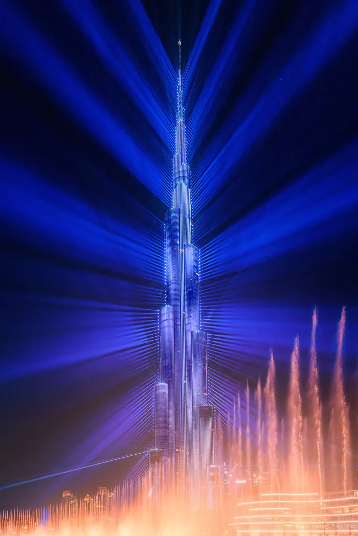 Dubai’s World Record Laser Show In Pictures