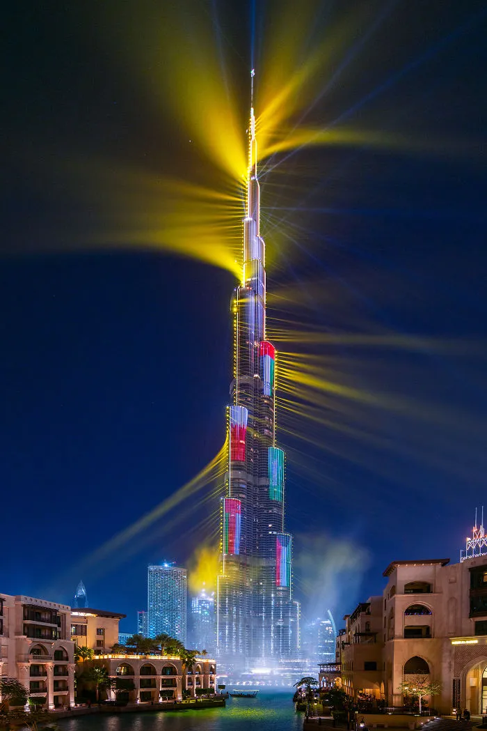 Dubai’s World Record Laser Show In Pictures