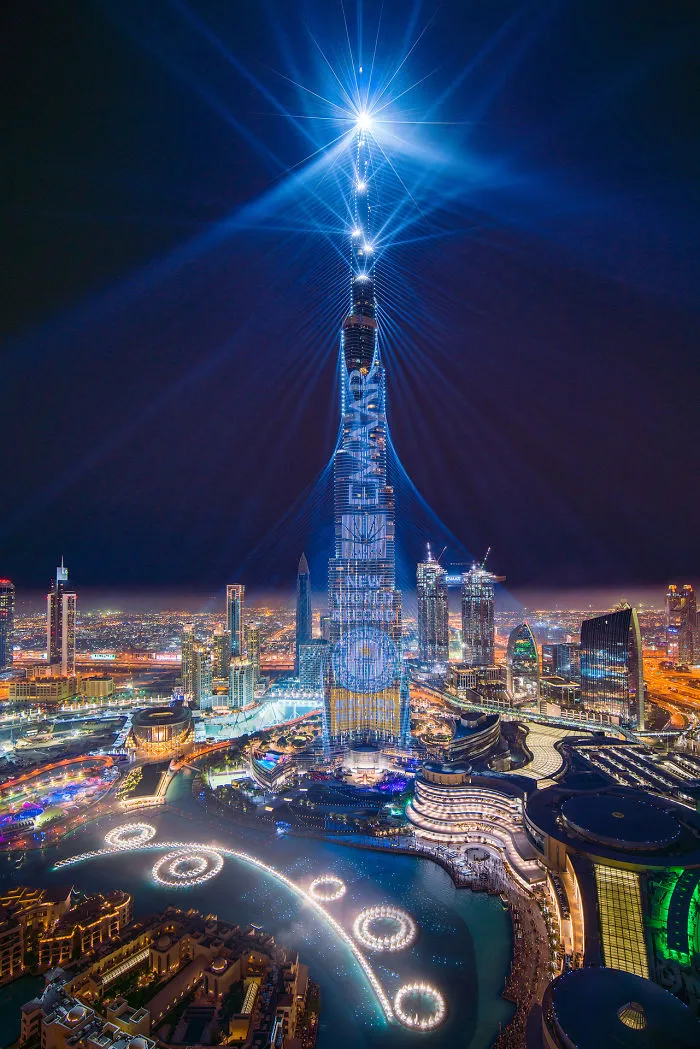 Dubai’s World Record Laser Show In Pictures