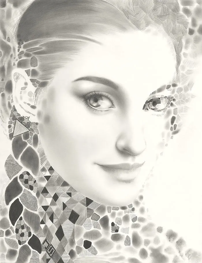 I Drew This With Only A Mechanical Pencil