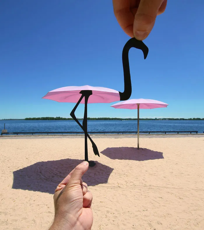 I Keep Transforming Famous Landmarks And Random Places Using Paper Cutouts (New Pics)