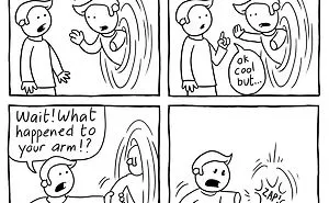 I Turn My Weird Thoughts Into Short Black And White Comics