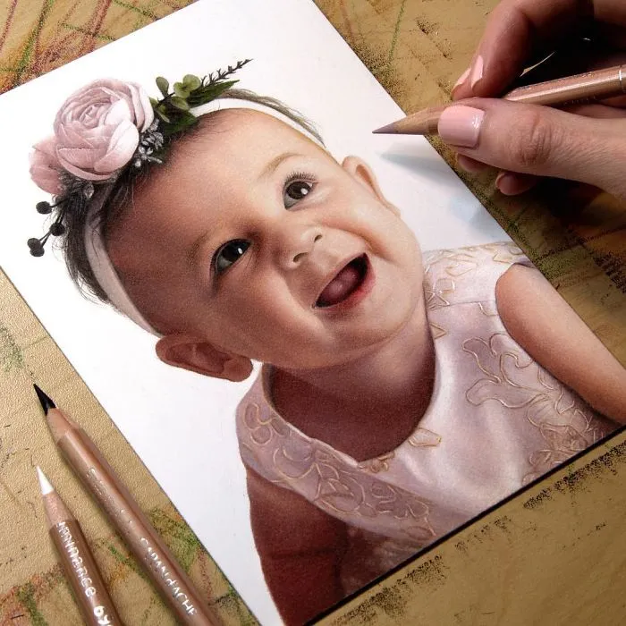 Artist Draws Realistic Portraits Using Color Pencils, And You Might Confuse Them With Photos