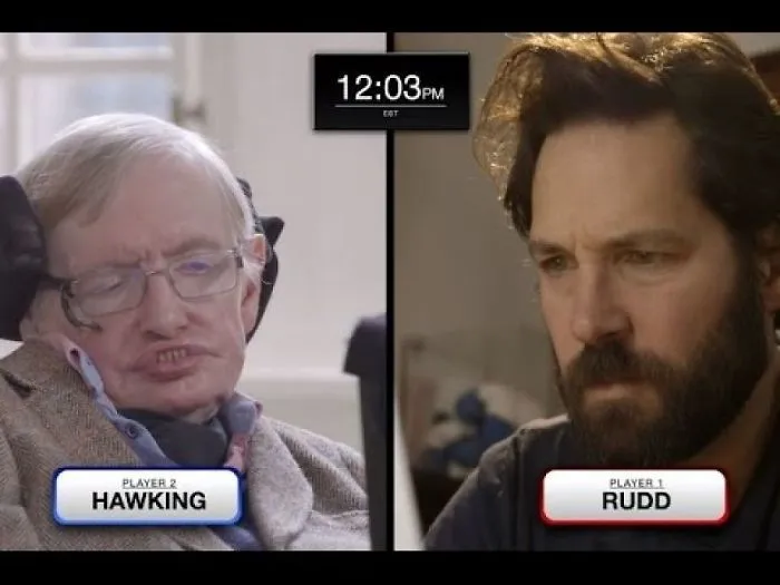 Stephen Hawking Faces Paul Rudd In Epic Chess Match (Feat. Keanu Reeves)