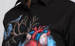 I Paint On Blank Shirts To Make Them Less Boring