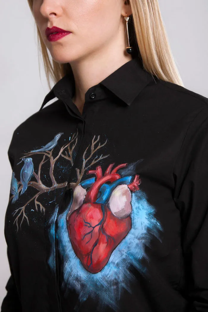 I Paint On Blank Shirts To Make Them Less Boring