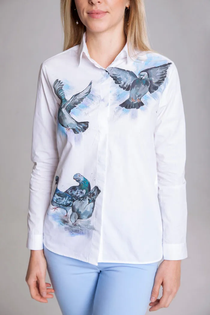 I Paint On Blank Shirts To Make Them Less Boring