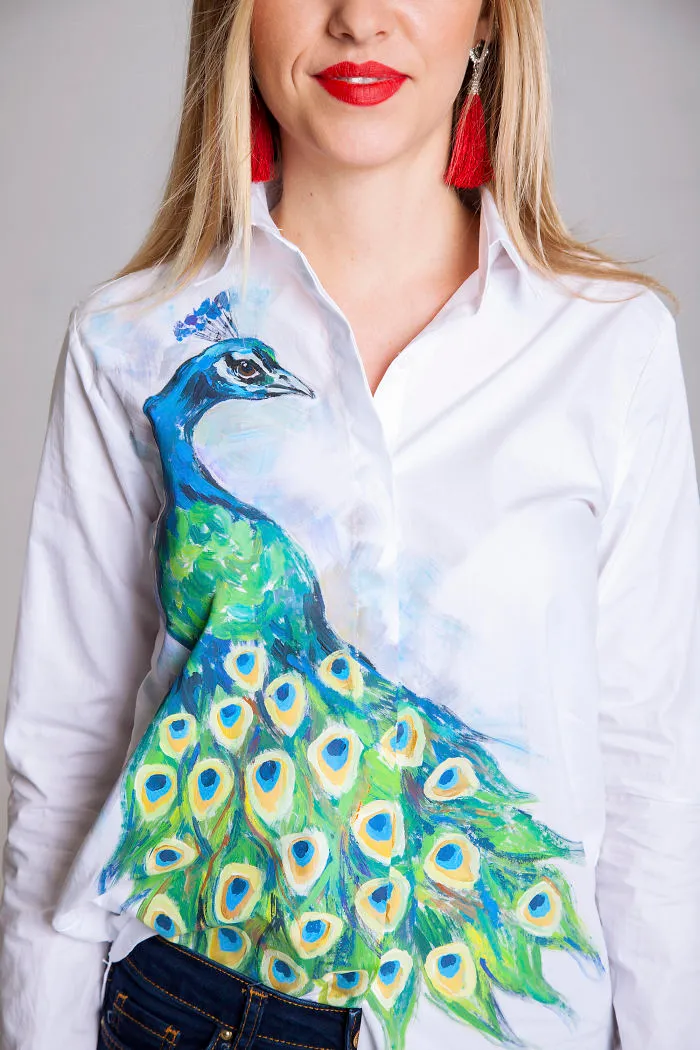 I Paint On Blank Shirts To Make Them Less Boring