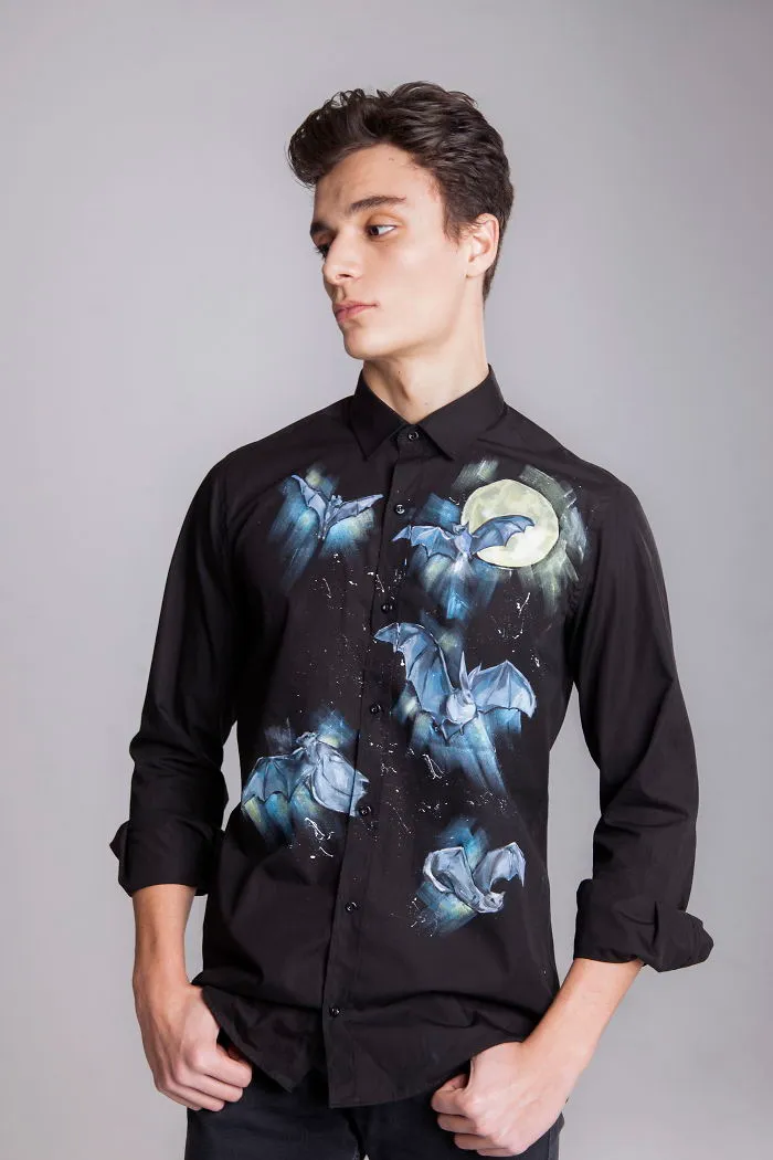 I Paint On Blank Shirts To Make Them Less Boring